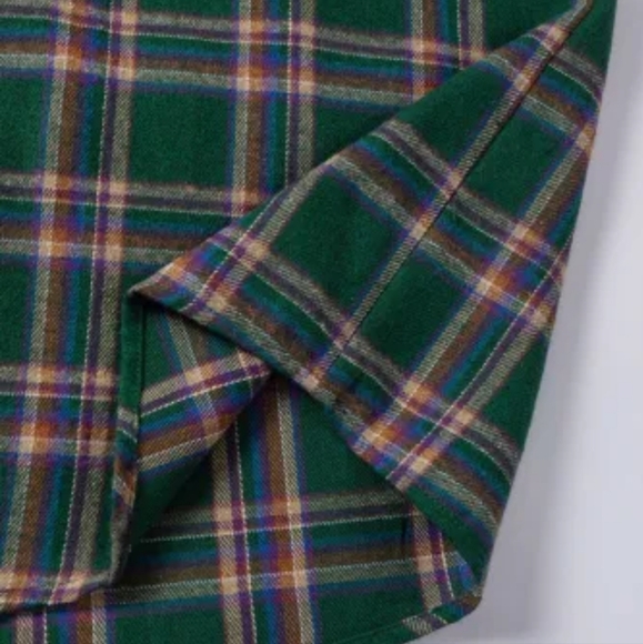 New Oversized plaid tunic shirt - Picture 9 of 17